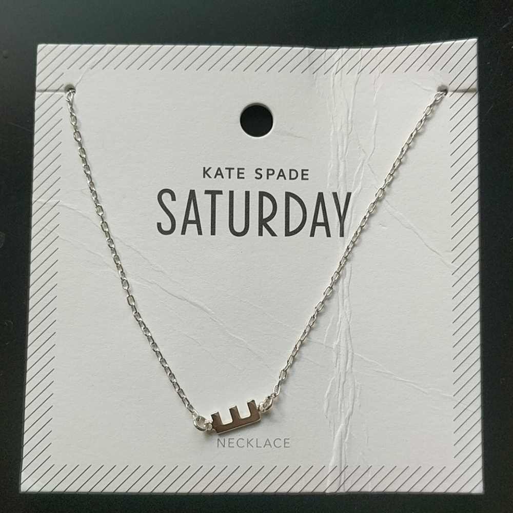 Kate Spade NWT "E" necklace